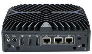 HUNSN Fanless Micro Firewall Appliance, Mini PC, PFSense, I3 1215U, RX16, Mikrotik, OPNsense, VPN, Router PC, 3 x 2.5GbE LAN, 3 x HDMI, 2 x COM, SIM Slot, TPM2.0, 0 RAM, 0 Storage, Barebone No System