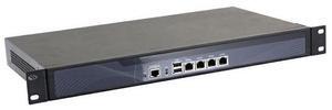 1U Rackmount Firewall Hardware, Pfsense, Mikrotik, Atom D525, RS02, VPN, Network Security Appliance, Router PC, 4 x Gigabit LAN/2USB/COM/VGA/Fan,(2G RAM/32G SSD)