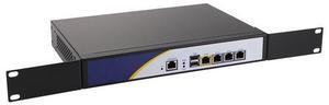 Firewall Hardware, VPN, Network Security Appliance, Atom D525, RS01, Router PC, 4 x Gigabit LAN/2USB/COM/VGA/Fan,(Barebone, NO RAM, NO Storage, NO System)