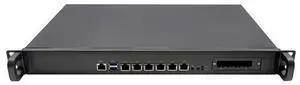 HUNSN 1U Firewall Appliance, PFSense, Mikrotik, OPNsense, I5 3210M, RZ02, VPN, Network Security Rackmount Hardware, 6 x 2.5GbE 226-V LAN, 4 x SFP, Console, 0 RAM, 0 Storage, Barebone No System