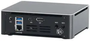 HUNSN 4K Mini PC, Desktop Computer, BM21b, 12 Cores I5 1340P, Server, Windows 11 Pro or Linux Ubuntu, Wi-Fi 6, BT 5.2, DP1.4a, HDMI2.1, 6 x USB3.0, Full Feature Type-C, Smart Fan, 32G RAM, 512G SSD