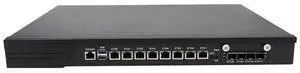 HUNSN 1U Firewall Appliance with Redundancy Power Supply, PFSense, Mikrotik, I3 7100, RJ10, OPNsense, Untangle, Sophos, Kerio, VPN, 8 x LAN, 4 x SFP+ 10GbE X710, 0 RAM, 0 Storage, Barebone No System