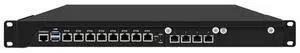 HUNSN 1U Rackable Cabinet Firewall Appliance, PFSense, Xeon E 2126G, RJ67, Mikrotik, OPNsense, VPN, Router PC, C246, 8 x 2.5GbE, 4 x 1GbE LAN, Console, GPIO, 0 RAM, 0 Storage, Barebone No System