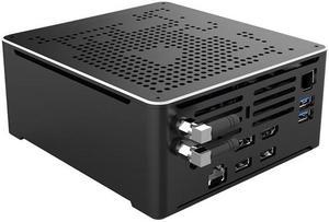 BOESIIPC Mini PC with Core i9-9880H 2.3 up to 4.8GHz, 32G DDR4 1T NVME SSD,  Windows 11 Pro Desktop Computer, DP*1, HDMI*2 4K@60Hz Triple Display,  Optical, Dual LAN, WiFi6E/BT5.3,VESA 
