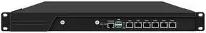 HUNSN 1U Firewall Appliance, Network Rackmount Security Hardware, PFSense, Core I5 12400, RJ65, Mikrotik, OPNsense, VPN, H61 / B660, 6 x 2.5GbE I226-V, 4G RAM, 32G SSD
