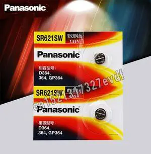 2pcs SR621SW Silver Oxide for Watch 6.8mm*2.1mm AG1 364 164 D364 L621 GP364 Button Cell Coin Batteries