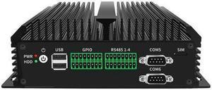 HUNSN Fanless Firewall Appliance with QAT, PFSense, OPNsense, Denverton Atom C3958, RN02, VPN, Router PC, PVE, 4 x 2.5GbE I226-V, 4 x SFP+ X553, DPDK Support, 0 RAM, 0 Storage, Barebone No System