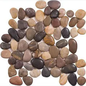 Sahara Interlocking 12x12 Polished Pebbles (10 SQ FT)