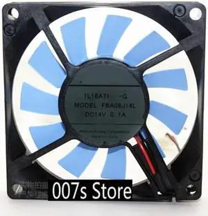 New Radiator Cooling Cooler Fan For NMB-MAT 8015 Minebea-Matsushita Motor Corporation FBA08J14L DC14V 0.1A 80*80*15mm 10CM(LINE)