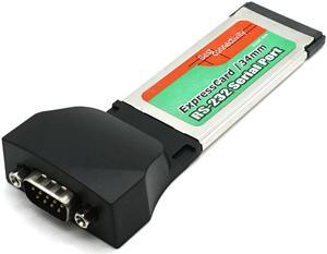 Generation 2 34mm ExpressCard to Serial Port DB9 COM RS232 RS-232 Expansion Card for Laptop