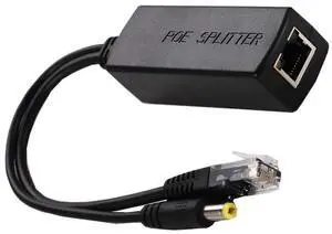 10/100M POE Splitter With IEEE 802.3af Standard & 12V 1A 13W Output & DC44-57V Input Power Over Ethernet PoE Power Receiver
