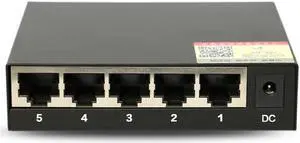 Gigabit Ethernet Switch 10/100/1000Mbps 5 Ports RJ45 Network HUB LAN Extension Adapter