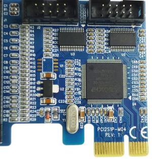 PCIe Combo 2 Serial + 1 Parallel IEEE 1284 Controller card PCI express to printer LPT port + RS232 com port Adapter