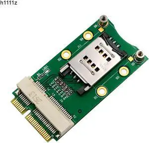 Mini PCI Express Adapter Mini PCI-E Riser Card MINI PCIE to MINI PCI E Expansion Card SIM Card Slot for 3G/4G WWAN LTE GPS Cards