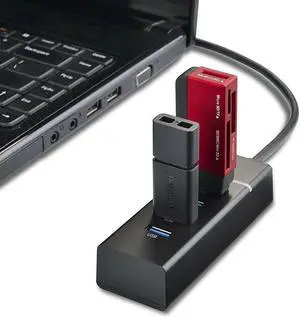 usb hub Sale Portable USB 3.0 Super Speed 4 Ports Hub  Sync Adapter for Computer Laptop Drop shipping