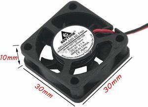 2pcs  DC 5V 2Pin 3010S 3cm 30mm 30x30x10mm Small Mini Brushless Cooler Cooling Fan