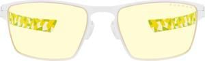 Gunnar ESL Blade Lite, Gaming Glasses with Natural Focus, White Frames, Amber Lens, 65% Blue Light and 100% UV protection, ESL-30106
