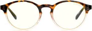 GUNNAR - Gaming and Computer Glasses - Blocks 35% Blue Light - Attaché, Tortoise/Rose Fade, Clear Tint