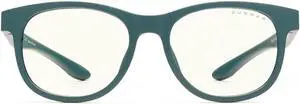 Gunnar Rush Kids Small, Computer Glasses with Natural Focus, Teal Frames, Clear Lens, 35% Blue Light 100% UV Protection, RUS-09809