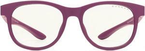 Gunnar Rush Kids Small, Computer Glasses with Natural Focus, Magenta Frame, Clear Lens, 35% Blue Light 100% UV Protection, RUS-09609