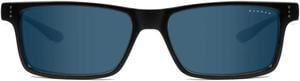 Gunnar Vertex, Computer Glasses with Natural Focus, Onyx Frames, Sun Lens, 90% Blue Light and 100% UV Protection, VER-00111
