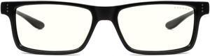 Gunnar Vertex, Computer Glasses with Natural Focus, Onyx Frames, Clear Lens, 35% Blue Light and 100% UV Protection, VER-00114