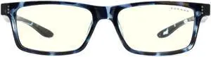 Gunnar Cruz Kids Large (Ages 8-12), Computer Glasses with Natural Focus, Navy Tortoise Frames, Clear Lens, 35% Blue Light and 100% UV Protection, CRU-09709