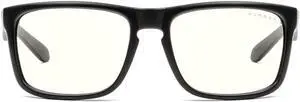 Gunnar Intercept, Computer Eyewear with Natural Focus, Onyx Frames, Clear Lens, 35% Blue Light and 100% UV Protection, INT-00614
