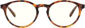 Gunnar Attache' Reading Glasses, +1.50 Lens Power, Tortoise Frames, Clear Lens, 35% Blue Light and 100% UV Protection, ATT-02309-1.5