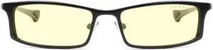 Gunnar Phenom Reading Glasses, +1.50 Lens Power, Onyx Frames, Amber Lens, 65% Blue Light and 100% UV Protection, ST002-C001-1.5