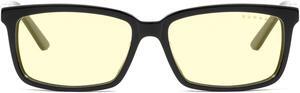 Gunnar Haus Reading Glasses, Eyewear with +3.0 Lens Power, Onyx Frames, Amber Lens, 65% Blue Light and 100% UV Protection, HAU-00101-3.0