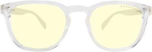 Gunnar Oakland Eyewear, Gunnar-Focus, Crystal Frame, Amber Lens, 65% Blue Light and 100% UV Protection, OAK-07601