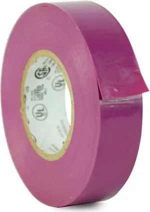 WOD EL-766AW Professional Grade Electrical Tape General Purpose Purple UL/CSA listed core: 3/4inch X 66ft. - Use At No More Than 600V & 176F
