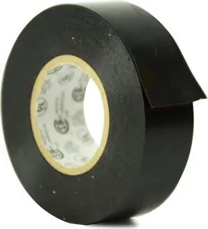 WOD EL-766AW Professional Grade Electrical Tape General Purpose Black UL/CSA listed core: 1 inch X 66 ft - Use At No More Than 600V & 176F