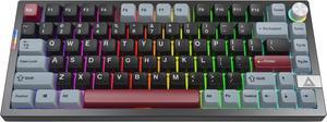 MONTECH MKey PRO 75% TKL Wireless Mechanical Gaming Keyboard, Tri-Mode Bluetooth 5.2/2.4Ghz/USB-C, Hot-Swappable Gateron G Pro 3.0 Pre-lubed Switches, VIA & QMK Support -  Yellow Switch Darkness