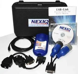Nexiq USB Link Vehicle Interface 125032 Full Kit, All Software and Adapters