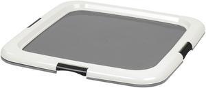IRIS Square Pet Training Pad Holder, Dark Gray