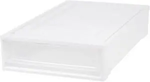 IRIS Under Bed Box Chest Drawer, White