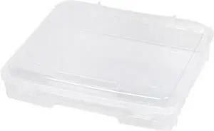 IRIS USA 8.5" x 11" A4 Paper Portable Project Case, Clear