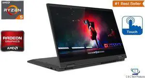 Lenovo Flex 5 14.0" Full HD 2-in-1 Touchscreen Notebook,4th Gen AMD Ryzen 5 4500U,16GB DDR4,512GB SSD,AMD Radeon Graphics,Wifi-AC,Bluetooth,HDMI,USB,Fingerprint Reader,Windows 10 Pro