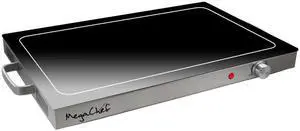 MegaChef Electric Warming Tray Food Warmer Hot Plate With Adjustable Temperature Control Perfect for Buffets Banquets House Parties