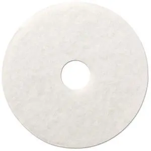 Boardwalk PAD 4014 WHI BWK4014WHI Standard 14" Diameter Polishing Floor Pads, White (Pack of 5)
