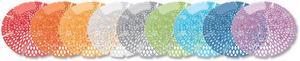 Big D Industries - 062100 - Pearl 3D Urinal Screen, Melon Mist, Clear, 10/Pack, 6 Pack/Carton