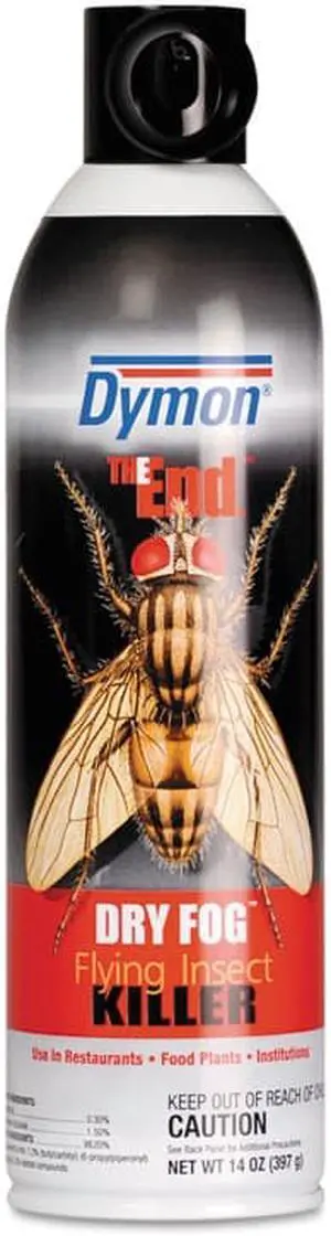 The End. Dry Fog Flying Insect Killer, 14oz, Can, 12/Carton 45120