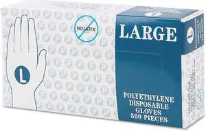 Inteplast Group Gloves,Poly,Lg,3m,Nt GLLG2K