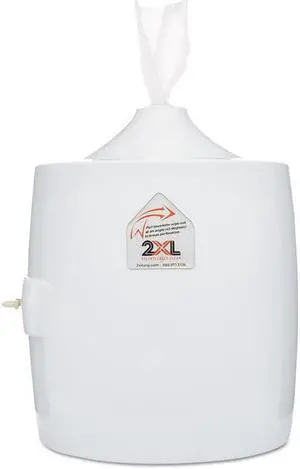 2XL Contemporary Wall Mount Wipe Dispenser 11 x 11 x 13 White TXLL82