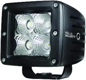 Hella Marine Value Fit LED 4 Cube Flood Light - Black
