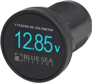 Blue Sea 1733200 Mini OLED Voltmeter - Blue