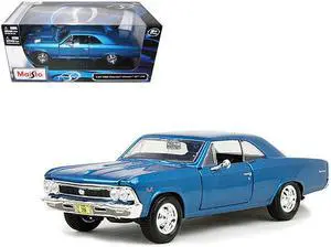 Maisto 1:24 1966 chevy chevelle SS 396 Model car, Multicolor