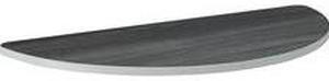 HON SH3060ENLS1K Build Half Round Table, Work Surface, Sterling Ash Laminate